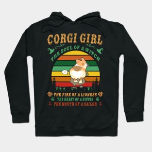 Corgi Girl - Witch - Lioness - Hippie - Sailor (94) Hoodie